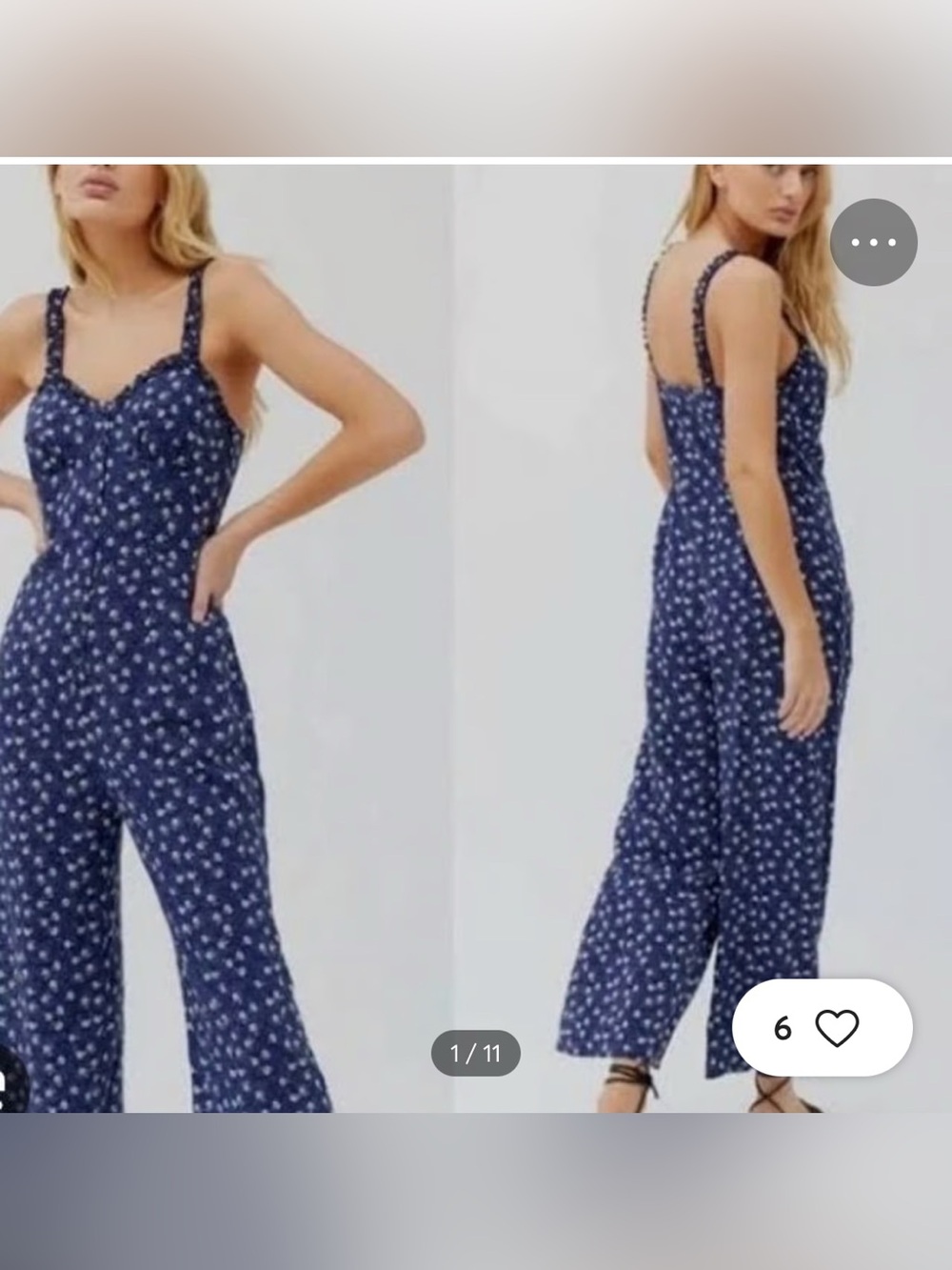 Urban Outfitters floral romper jumpsuit XS